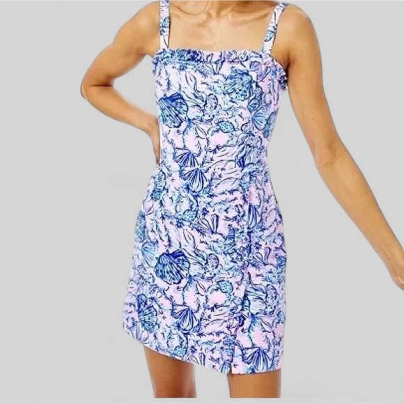 Lilly Pulitzer Dresses & Skirts - Lilly Pulitzer ZENON RUFFLE ROMPER  Lilac A Little Jelly size 2-like new